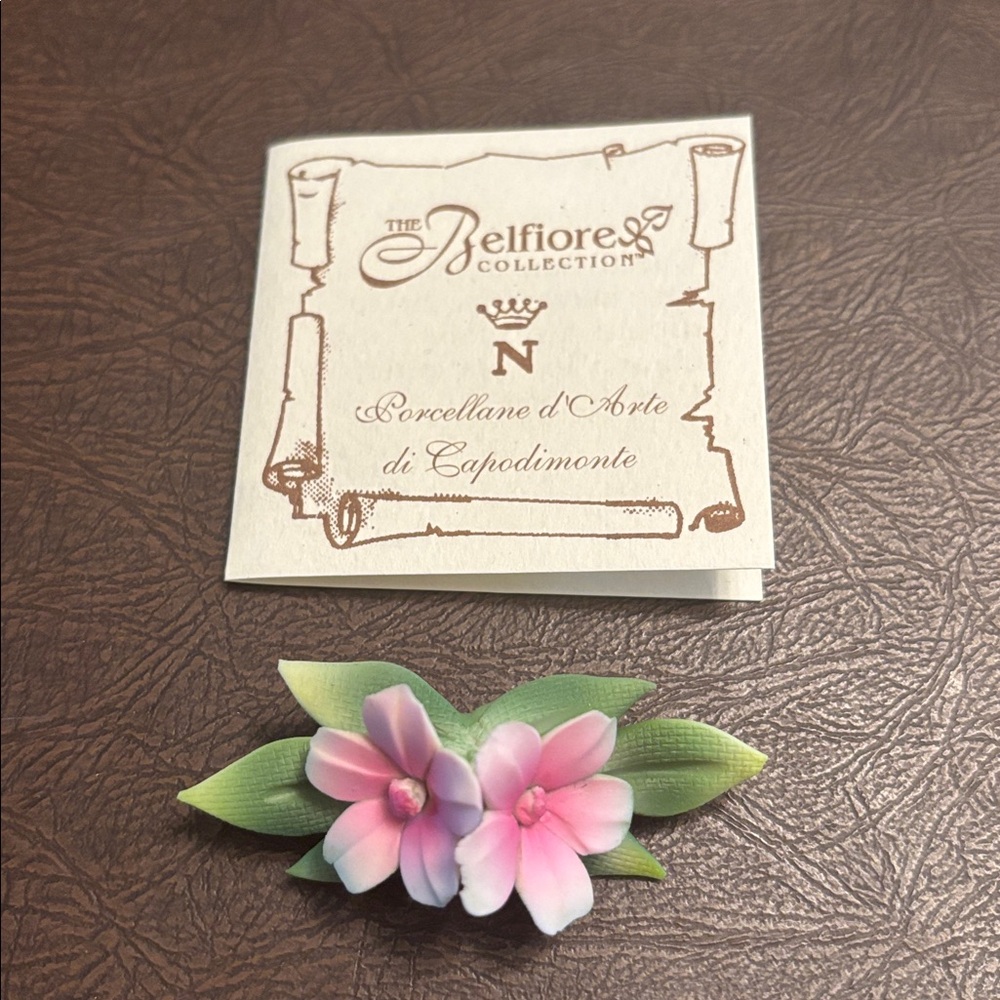 Belfiore Collection Porcelain Flower Decor